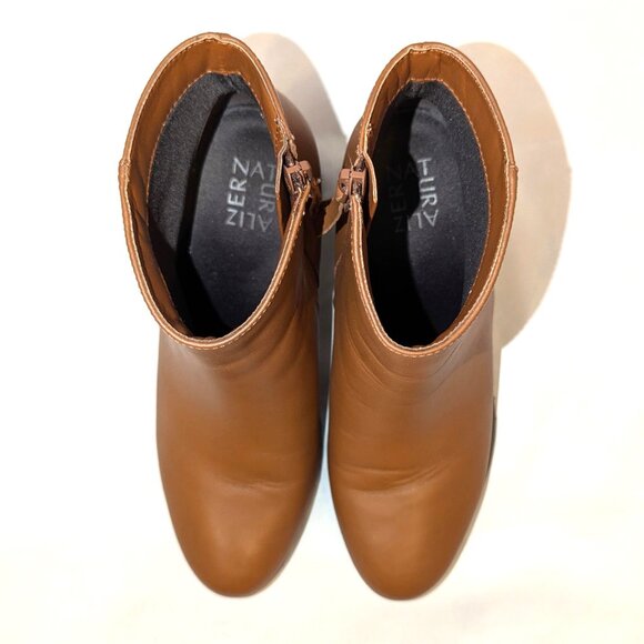 Naturalizer | WIDE Bay Weatherproof Leather Ankle Boots Cider Spice Brown | 7.5W - Picture 6 of 12